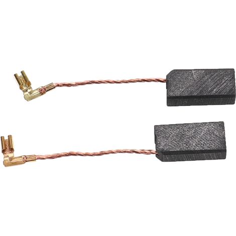 vhbw 2x Carbon Brush 6 x 10 x 20 mm compatible with Collomix RGE 110, RGE 120, RGE 125, RGE 130, RGE 140 mixer