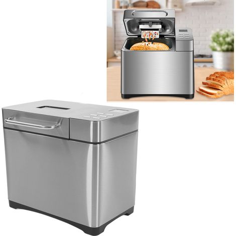 Machine à pain domestique entièrement automatique avec 19 fonctions, pétrissage multifonctionnel, fermentation, mélange de pâte et distribution automatique de noix, norme européenne 220-240V. (1/5)