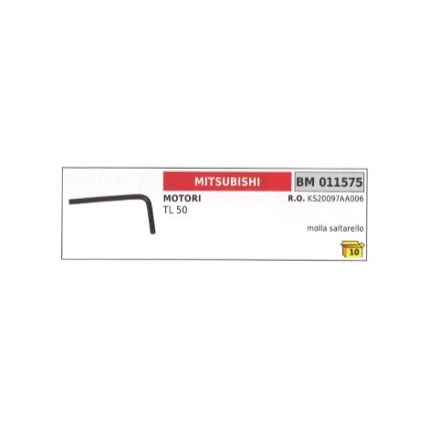 Molla saltarello avviamento MITSUBISHI decespugliatore TL50 KS20097AA006
