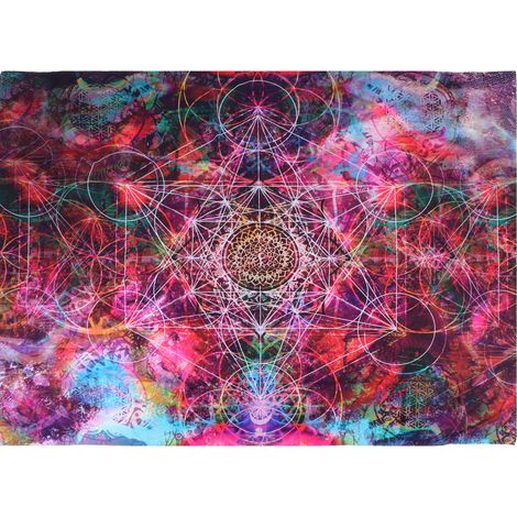 Tenture Murale Décorative 150x150 cm, Tapisserie Moderne pour Chambre et Salon, Décoration d'Intérieur (1/5)