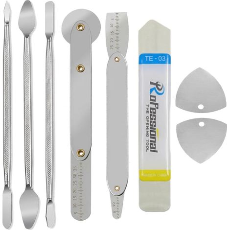 Telephone and Electronics Repair Kit with Spudger, Tri-Wing Screwdriver, Tools and Troubleshooting for Tablet Computer, Laptop Disassembly Kit, Lockpicking, Watch Kit, Plastic Repair (1/5)