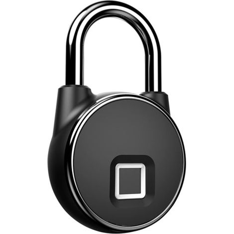 Serrure de Porte Intelligente Tuya Smart Lock Cadenas d'empreintes digitales Cadenas Intelligent Serrure d'armoire Dortoir Antivol Serrure de sécurité Rechargeable USB Serrure sans clé (1/5)