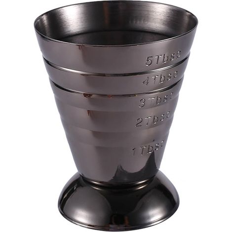 Jigger aus Edelstahl, 75 ml (2,5 oz), 5 Esslöffel, Cocktail-Jigger