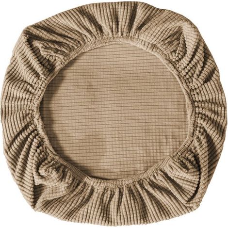 2 fundas elásticas para sillas, fundas para sillas de oficina, fundas para sillas gaming, taburete giratorio, fundas para sillas, gris oscuro (1/5)