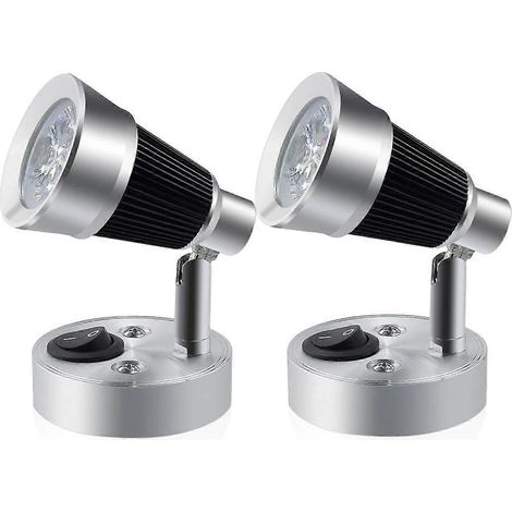 Lampe de lecture LED 12 V pour camping-car, lampe de lecture 3 W pour camping-car, projecteur mural pour camping-car, compatible avec les intérieurs de camping-car (1/5)