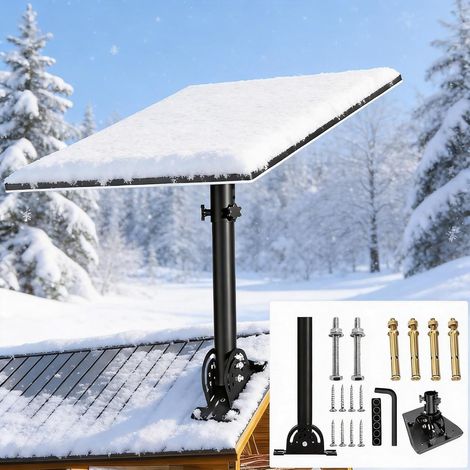 Support Réglable à 360°, Kit de Montage Mural/Toit/Poteau avec Adaptateur de Tube, Support Métal Renforcé Compatible avec Antenne Standard Gen 3 (1/5)