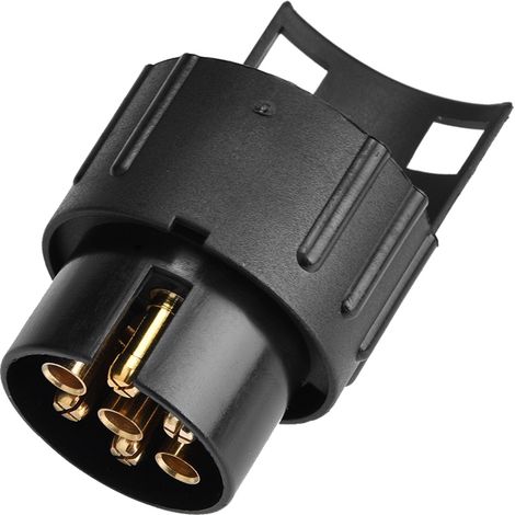 12V 7-poliger auf 13-poliger N&S-Adapter, Anhängerstecker-Konverter für Wohnwagen (1/5)