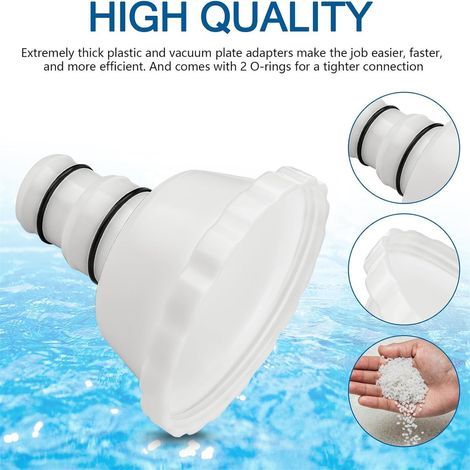RP/RX Pool-Staubsauger-Adapter für Summer Waves Skimmer, 1,5"-Anschlusszubehör. (1/5)