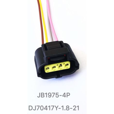 Connecteur automobile étanche à 4 broches pour corps de papillon Toyota avec fiche à 4 fils et bornier DJ70417Y-1.8-21 (1/5)