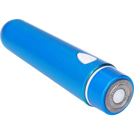 Mini rasoir électrique portable, silencieux et à charge rapide, idéal pour les voyages (bleu) (1/5)