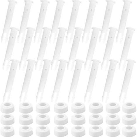 24 pezzi Perni per piscina, Perni di ricambio, Guarnizioni in plastica per piscina, Perni in plastica, Guarnizioni per piscina, Perni per telaio piscina, Perni di tenuta per piscina (24 pezzi) - R-Cre