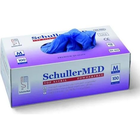 Nitrilhandschuhe Schuller puderfrei taktil langlebig 100 Stück