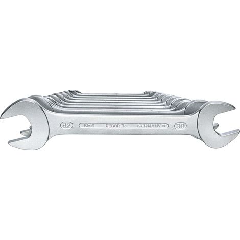 Gedore juego de llaves de boca doble 6-100 10 piezas AF 6 - 32 mm - 6077620 (1/2)
