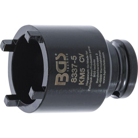 Douille impact cles a ergots dents exterieurs km5 (din 981) bgs (1/2)