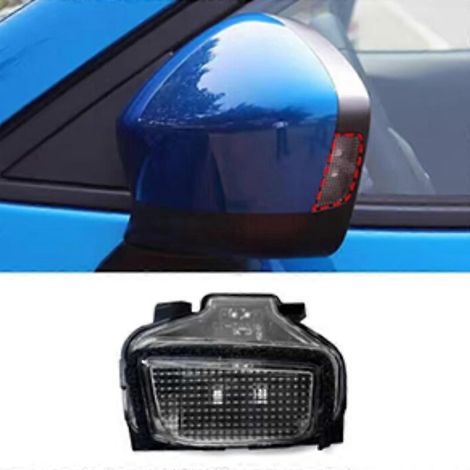 Passend für Mazda CX-5 (20-24): Rückspiegelgehäuse, Rückspiegelabdeckung, reflektierende Linse, Rahmen, Blinker (rechts)