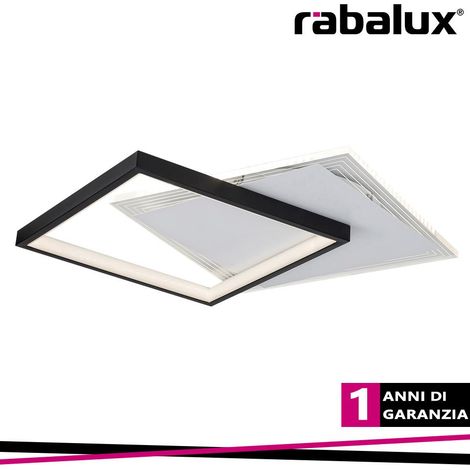 Plafoniera moderna LED 35W 4000K nera Malcolm Rabalux (1/3)
