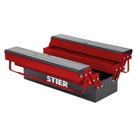 [GEBRAUCHT] B-Ware Stier Werkzeugkasten Werkzeugbox leer stabil 600x190x200mm für Handwerkzeuge (1/2)