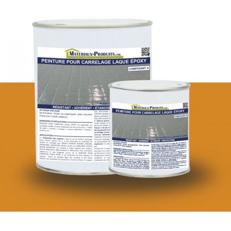 Peinture Laque Epoxy Spécial Carrelage - 20 Kg Utilisation professionnelle Orange - MATPRO (1/3)