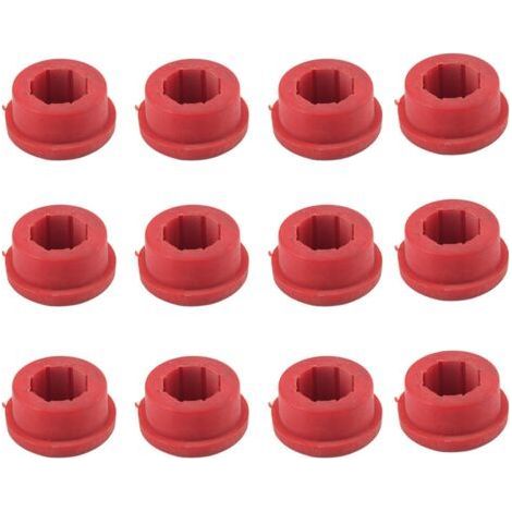 Bujes rojos reforzados para brazo de control inferior (LCA), bujes decorativos de poliuretano para ajuste de caída trasera, accesorio para automóvil de carretera (1/5)