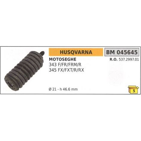 Antivibrante HUSQVARNA motosega 343F/FR/FRM/R 345FX/FXT/R/RX 045645