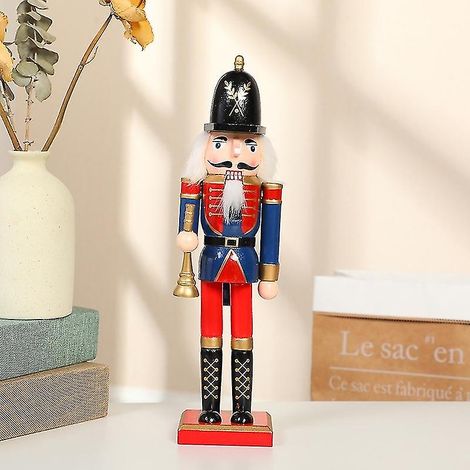 1 pièce Casse-noisette de Noël 30 cm, décoration de Noël créative en bois, artisanat pour enfants (1/5)
