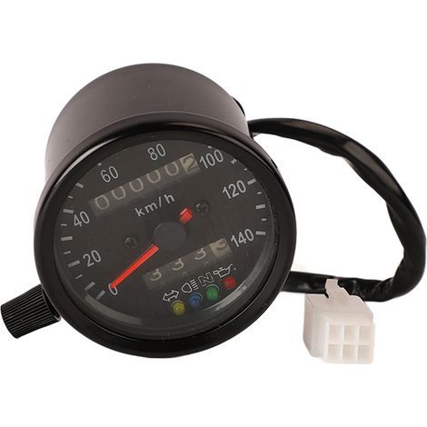 140 km/h moto compteur de vitesse précis fiable phare clignotant indicateur moto odomètre pour moto (1/5)