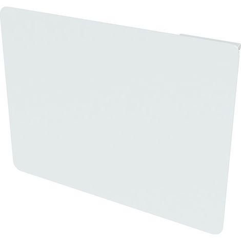Carrera – Radiateur à inertie céramique blanc 2000W – Format horizontal – Chaleur douce et durable – Thermostat électronique digital