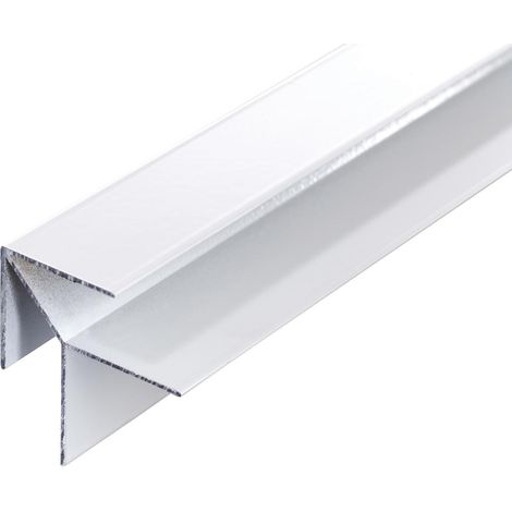 Kömapan Alu-Außeneckprofil weiß 653, 6000 mm
