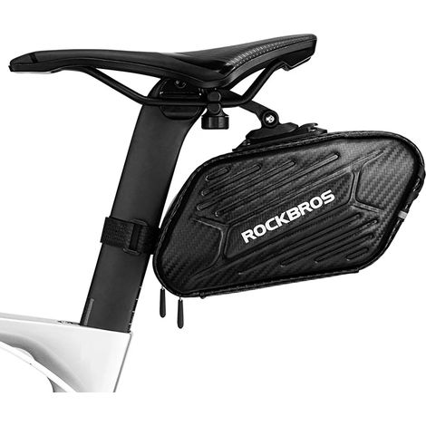 Borsa sottosella rigida per bicicletta, 1,5 litri - nera (1/5)