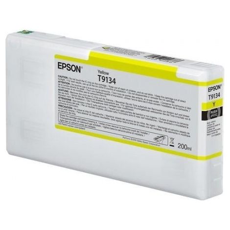 Epson C13T913400 Druckerpatrone T9134 gelb 200ml SC-P5000 (C13T913400)