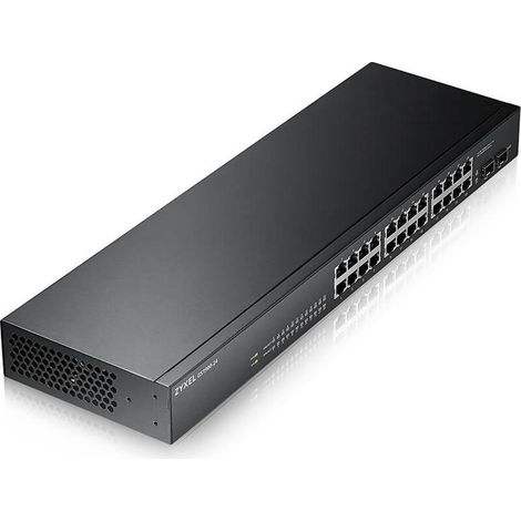 Zyxel gs-1900-24 v2 gestito l2 gigabit ethernet (10/100/1000) 1u nero - GS1900-24-EU0102F (1/4)