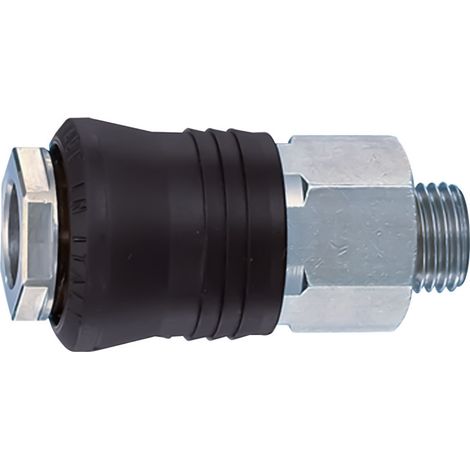 Raccord pneumatique universel, femelle, verrouillage rapide - AUTOBEST