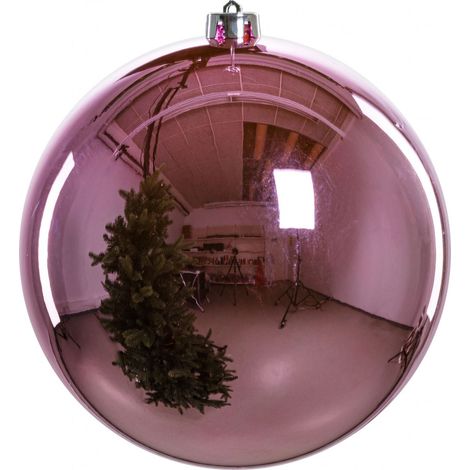 TrendLine Dekokugel Ø 20 cm Rosa Weihnachtskugel Christbaumkugel