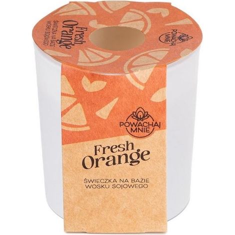 Candela profumata all'arancia bianca Smell Me Fresh in soia