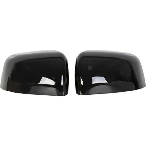 2 coques de rétroviseurs extérieurs brillants compatibles avec JEEP Grand Cherokee et Dodge Durango (2011-2019)