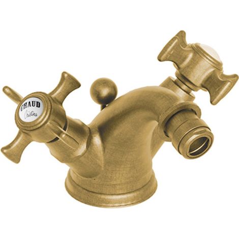 Mélangeur bidet chambord vieux bronze mat +vidage - CRISTINA ONDYNA CH11693