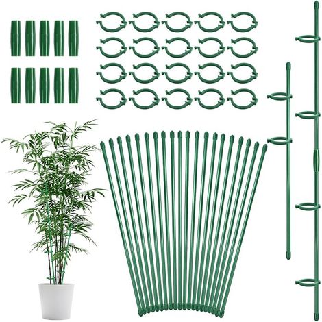 Plant Support Plant Support with Plants Clips Connector Stakes for Climbing Plants Tomato Orchid (1/4)