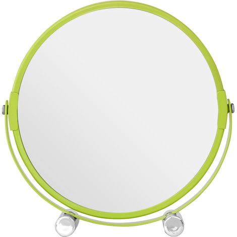 Premier Housewares Lime Green Shaving Mirror with Feet (1/3)