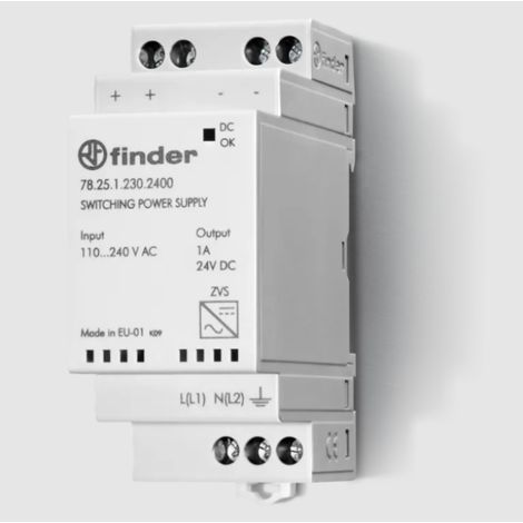 Finder alimentatore switching 25w 12vdc 2a 782512301200