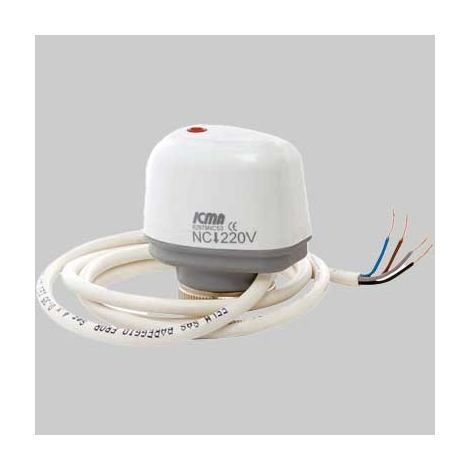COMANDO ELETTROTERMICO CON MICROINTERRUTTORE PER VALVOLE DI ZONA ICMA - 30x1,5 - 230 Volt