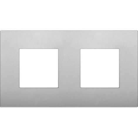 VIMAR - 19643.79 Placa 4M (2+2)int71 CL plata mate