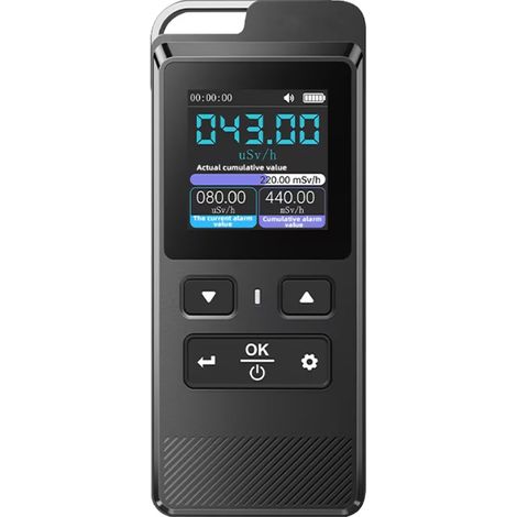 Geiger Counter - Nuclear Radioactivity Meter - Gamma/X Ionizing Rays - Portable Dosimeter for Nuclear Release Detection - Built-in Rechargeable Battery