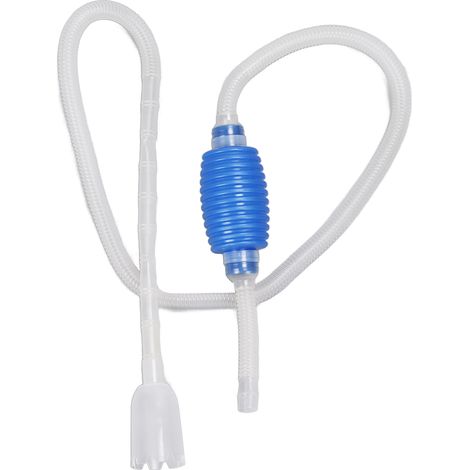 Siphon manuel pour aquarium, facile à utiliser, pour le drainage et l'injection d'eau, aspirant les déjections des poissons (1/5)