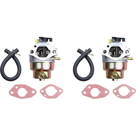 2 x carburateur pour Honda tondeuse à gazon GCV160 GCV135 GC135 GC160 avec rondelle et durite de carburant (1/5)