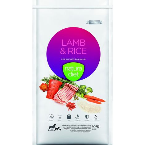 NATURA DIET DOG LAMB & RICE 12 Kg