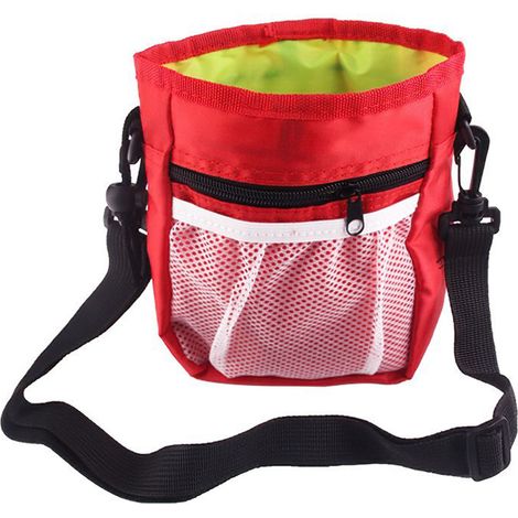 1 sac de dressage pour animaux de compagnie, grande capacité, pliable, en tissu Oxford, avec pochette à friandises, idéal voyage et camping (1/5)