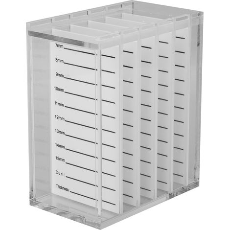 Boîte de rangement à cils en acrylique transparent à 5 niveaux, coffret de conservation pour pose de faux cils, présentoir maquillage, organiseur de cils avec couvercle (1/5)