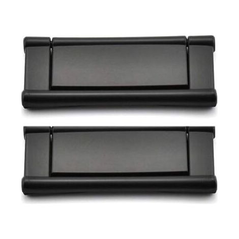Poignee de Meuble Cuisine, 64mm Poignées Invisibles pour Armoires de Cuisine, Tiroirs - Alliage de Zinc - Noir Mat - 2 pcs (1/4)