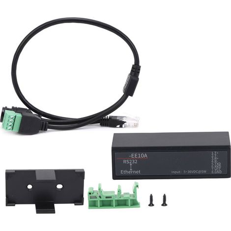 HF7111 Module Serveur Série RS232 vers Ethernet DTU Communication SMS 5‑36VDC (1/5)