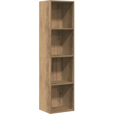 Bibliothèque/Meuble TV,Banc TV,Armoire TV chêne artisanal 36x30x143 cm CFW398255 (1/5)